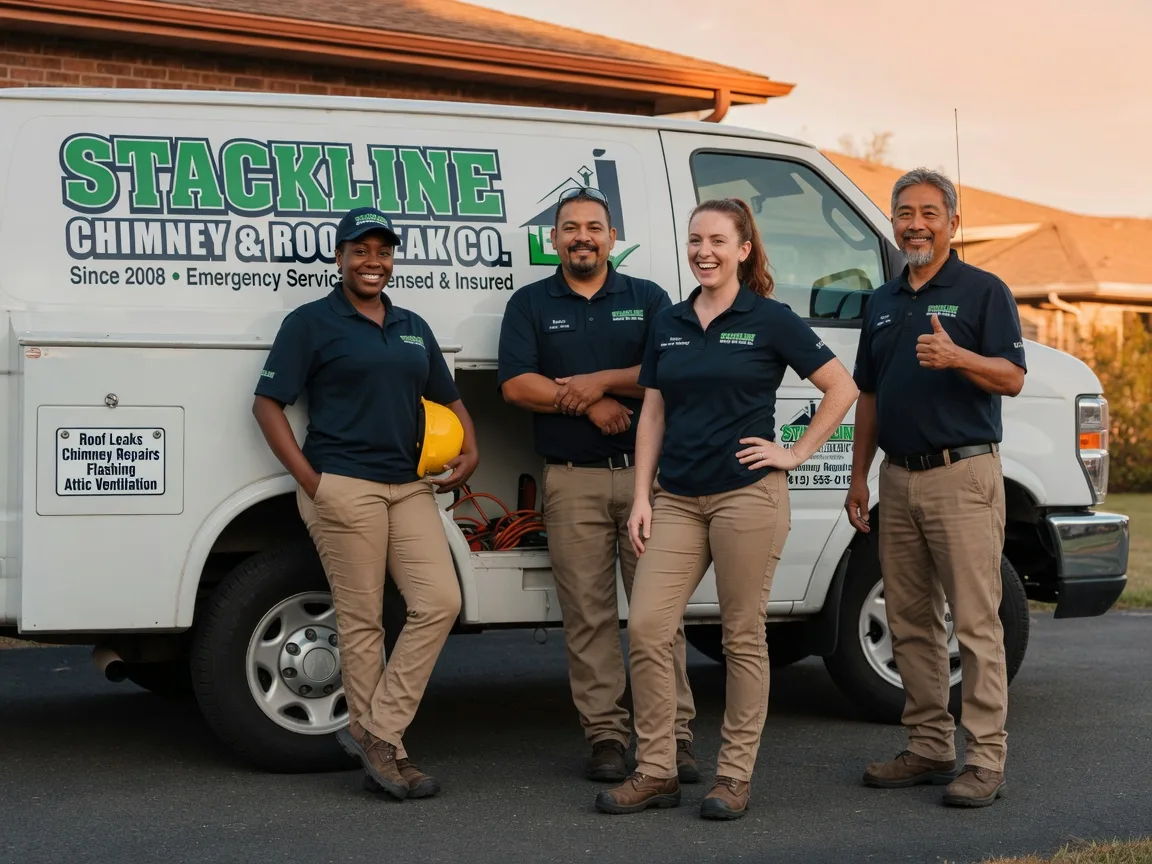Chimney flashing repair company in Norwich, OH